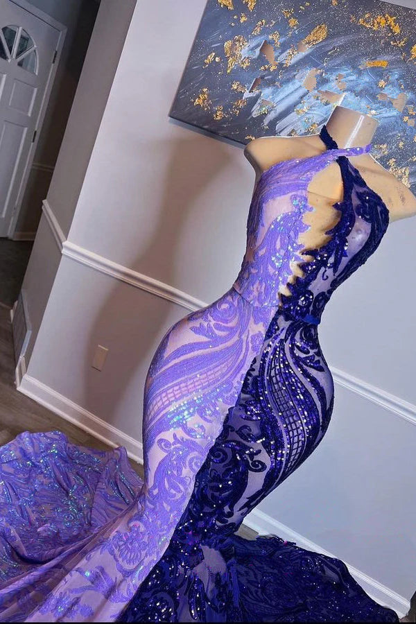 Special More Color Lace Halter Sleeveness Mermaid Backless Prom Dresses