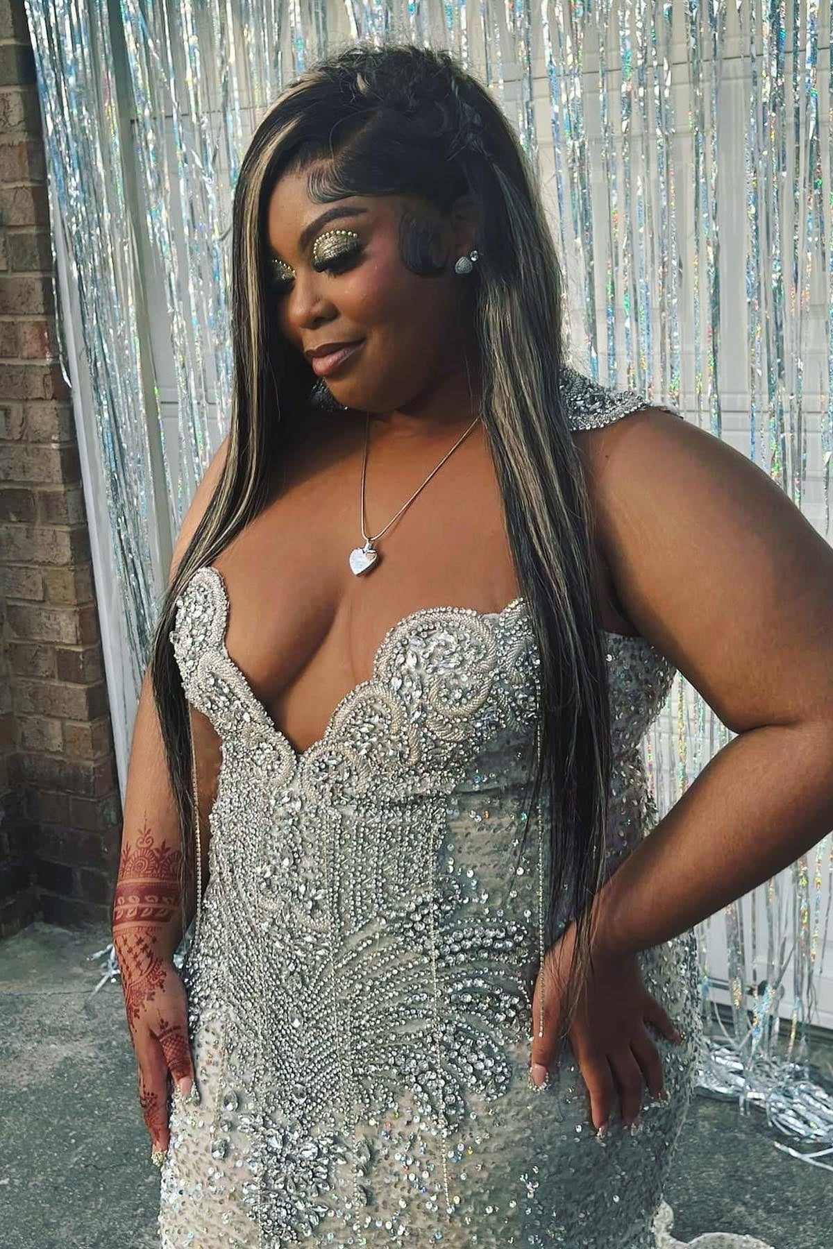 White Sequins Jewel Sequins Beadings Mermaid Prom Dresses With Tassel