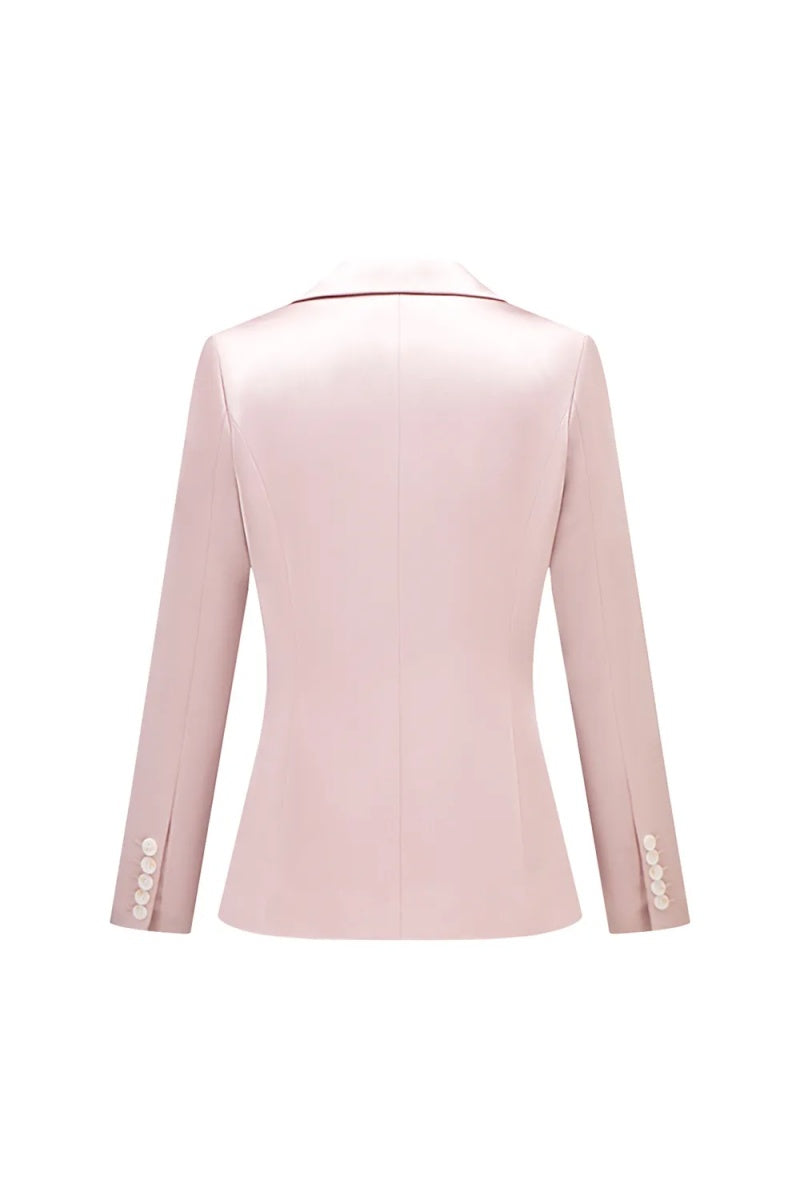 New Arrival Pink Peaked Lapel Women Suits For Prom
