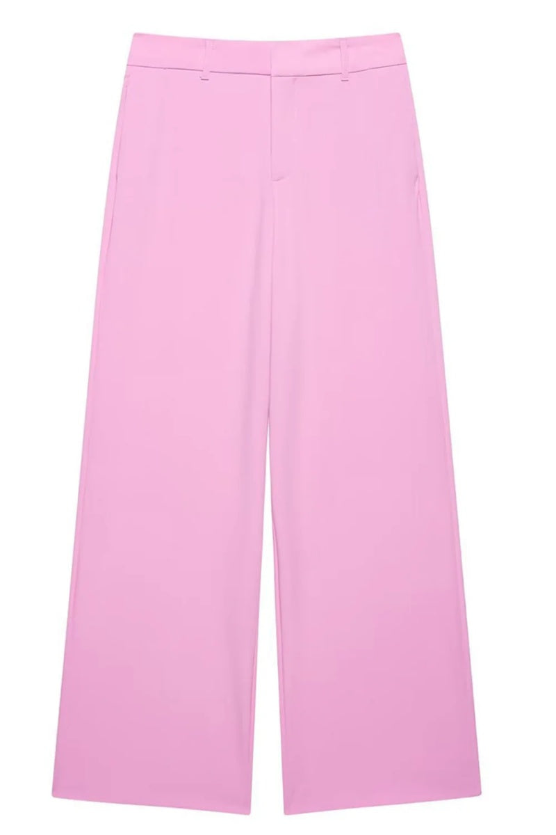 Chic Pink Peaked Lapel Women Suits With Bowknot